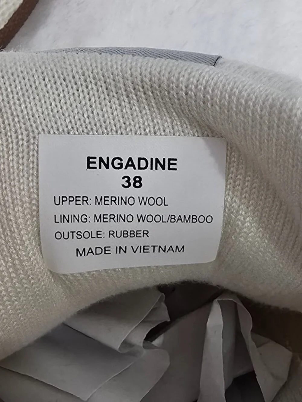 Woolloomooloo Engadine Australian Merino Wool Sneaker Women's Size 38 or US 7.5
